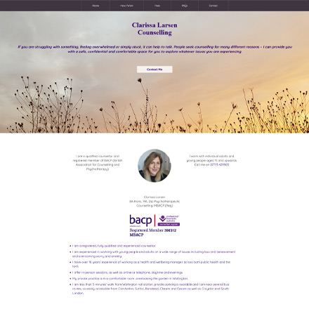 Clarissa Larsen Counselling